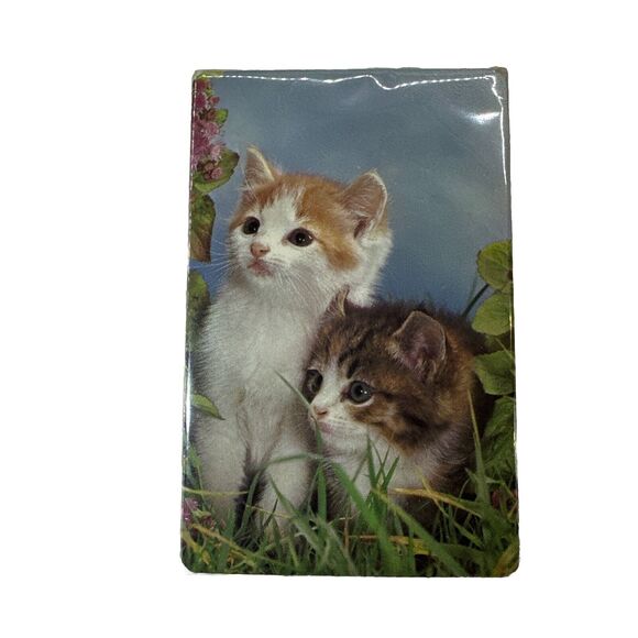 VTG Hoyle Floral Kittens Playing Cards - Full Deck, New Sealed USA Grandma Core - Picture 1 of 3